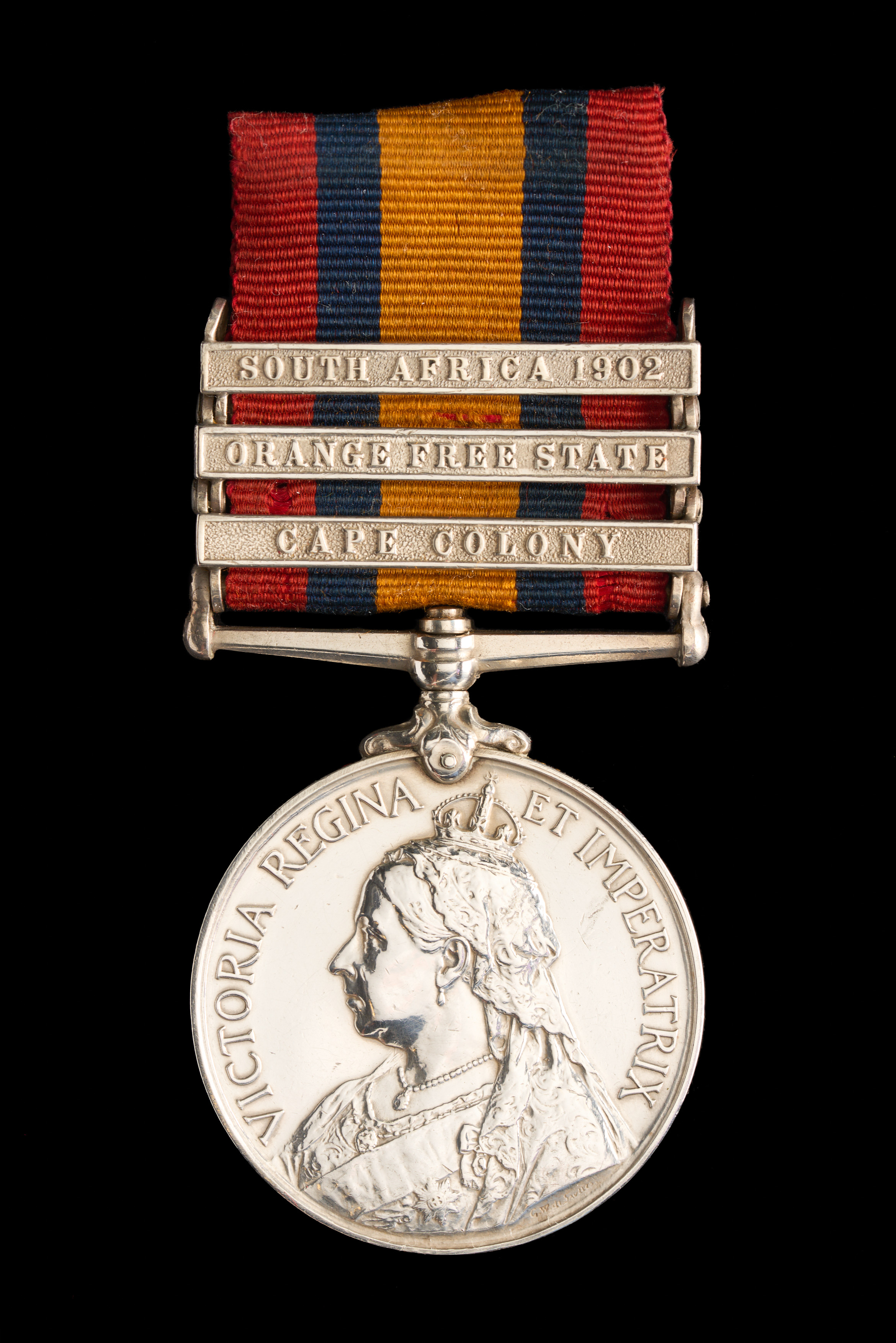 James Newton : Queen’s South Africa Medal with ‘Cape Colony’, ‘Orange Free State’ and ‘South Africa 1902’ clasps